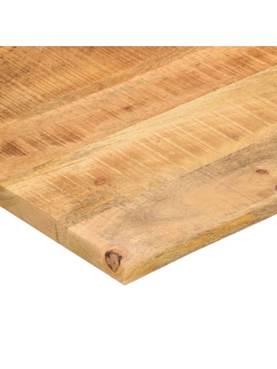 Stolní deska s výřezem 140x50x2,5 cm masivní hrubý mangovník