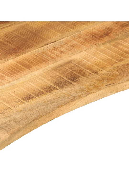 Stolní deska s výřezem 140x50x2,5 cm masivní hrubý mangovník