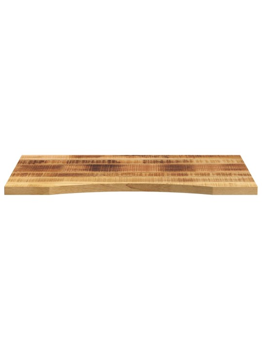 Stolní deska s výřezem 80 x 60 x 2,5 cm masivní hrubý mangovník