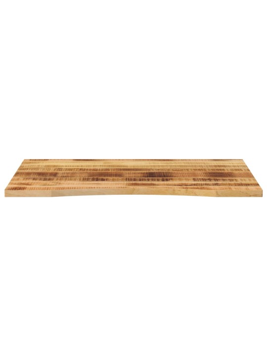 Stolní deska s výřezem 100x80x2,5 cm masivní hrubý mangovník