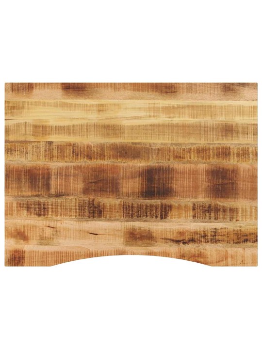 Stolní deska s výřezem 110x80x2,5 cm masivní hrubý mangovník