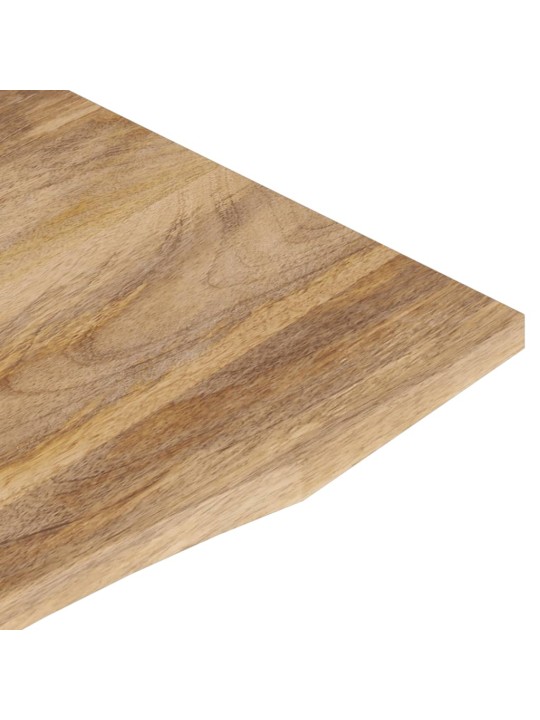 Stolní deska s výřezem 120x50x2,5 cm masivní hrubý mangovník