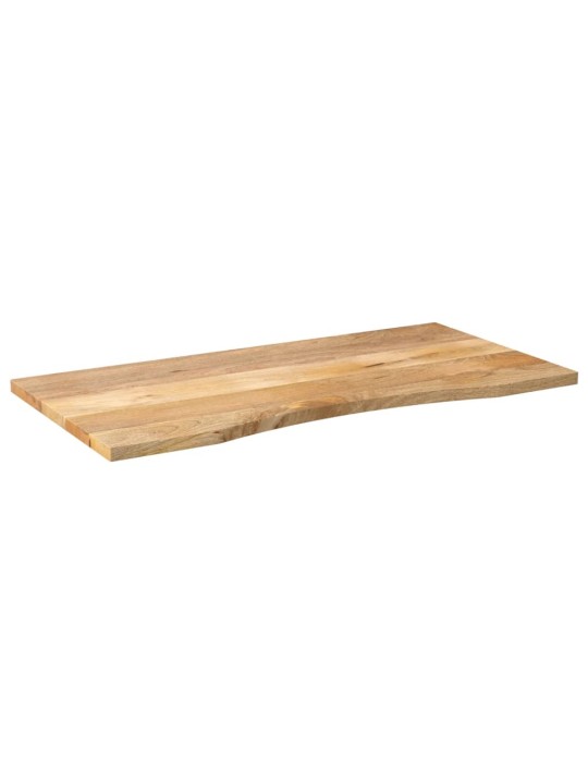 Stolní deska s výřezem 140x50x2,5 cm masivní hrubý mangovník
