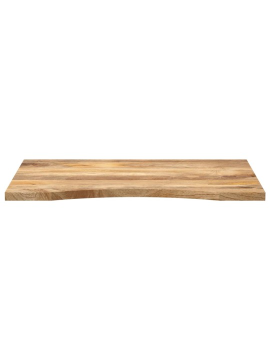 Stolní deska s výřezem 80 x 60 x 2,5 cm masivní hrubý mangovník
