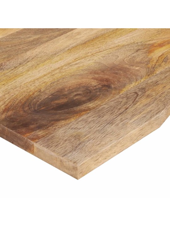 Stolní deska s výřezem 120x60x2,5 cm masivní hrubý mangovník