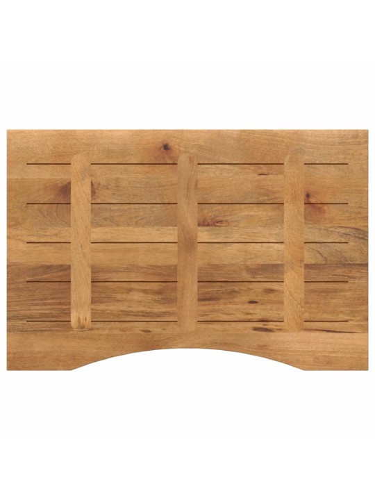 Stolní deska s výřezem 80 x 50 x 2,5 cm masivní hrubý mangovník