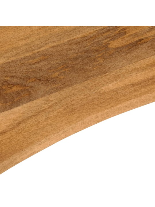 Stolní deska s výřezem 80 x 50 x 2,5 cm masivní hrubý mangovník