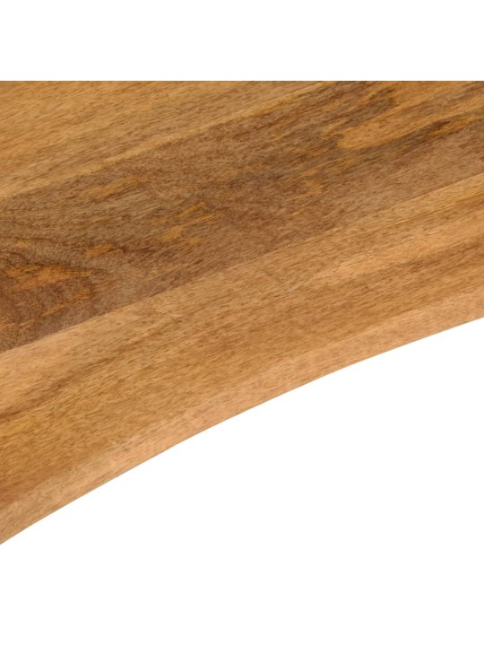 Stolní deska s výřezem 90 x 50 x 2,5 cm masivní hrubý mangovník