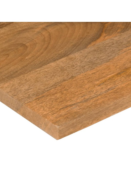 Stolní deska s výřezem 120x50x2,5 cm masivní hrubý mangovník
