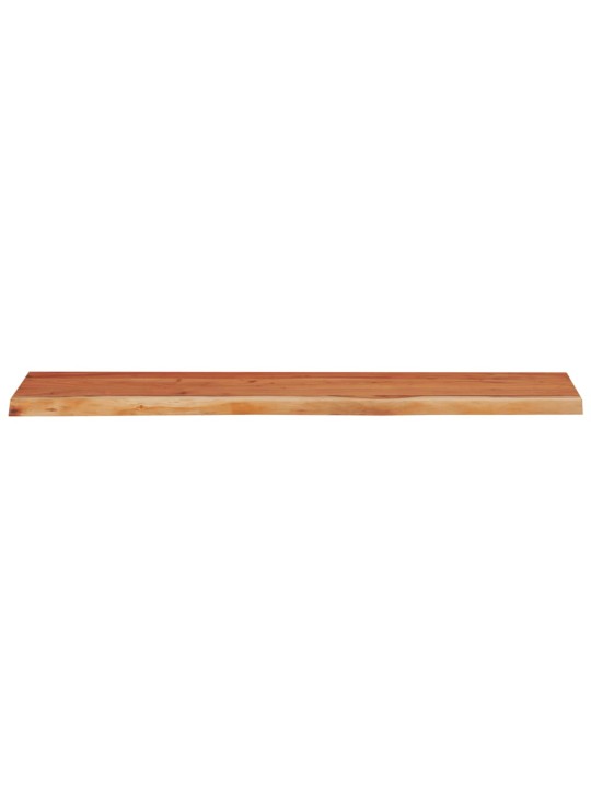 Nástěnná police 60x20x2,5 cm obdélník masivní akácie živá hrana