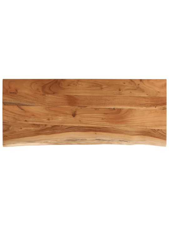 Stolní deska 110x40x2,5 cm obdélník masivní akácie živá hrana