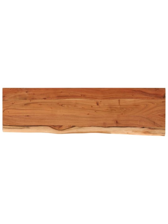 Stolní deska 120x40x2,5 cm obdélník masivní akácie živá hrana
