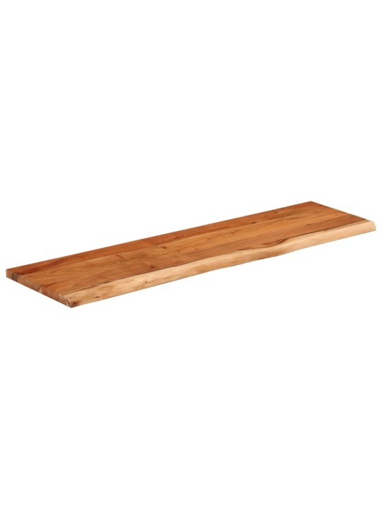 Stolní deska 120x40x2,5 cm obdélník masivní akácie živá hrana