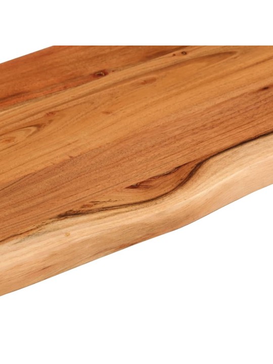 Stolní deska 120x40x2,5 cm obdélník masivní akácie živá hrana