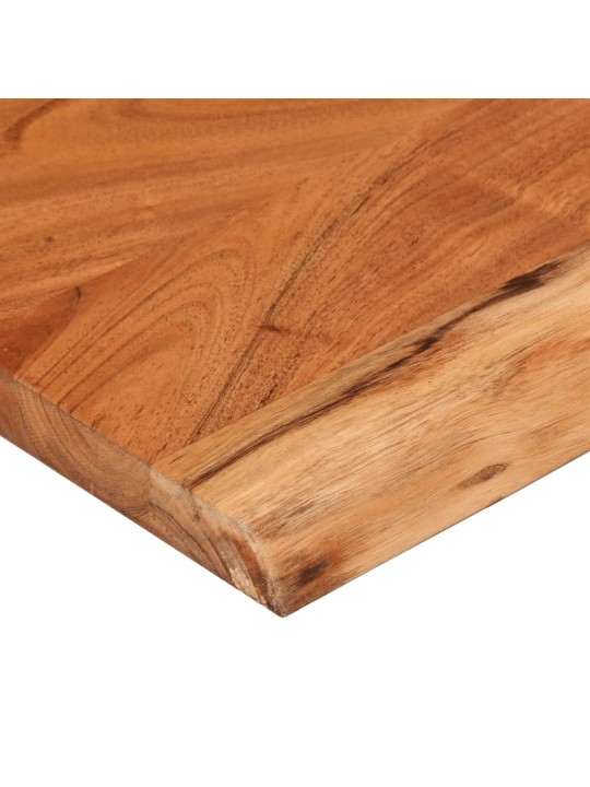 Stolní deska 120x40x2,5 cm obdélník masivní akácie živá hrana