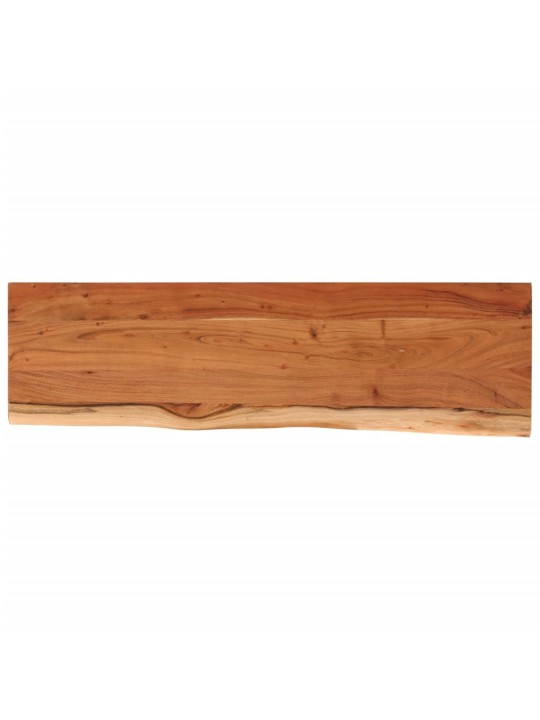 Stolní deska 140x40x2,5 cm obdélník masivní akácie živá hrana