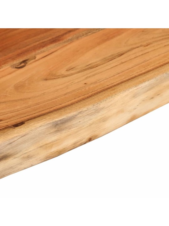 Stolní deska 160x40x2,5 cm obdélník masivní akácie živá hrana