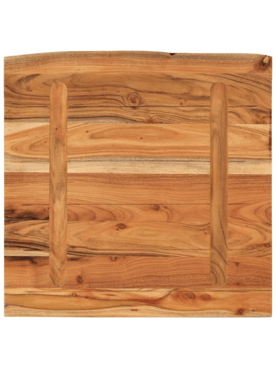 Koupelnová deska 60x60x2,5 cm čtvercová masivní akáciové dřevo