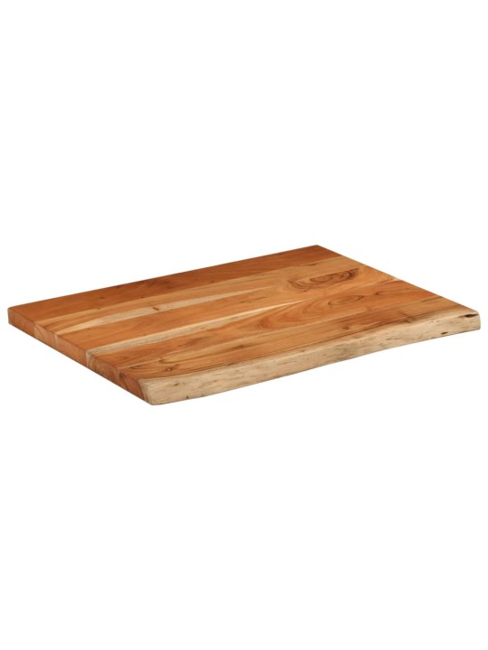 Koupelnová deska 80x60x2,5 cm obdélník masivní akáciové dřevo