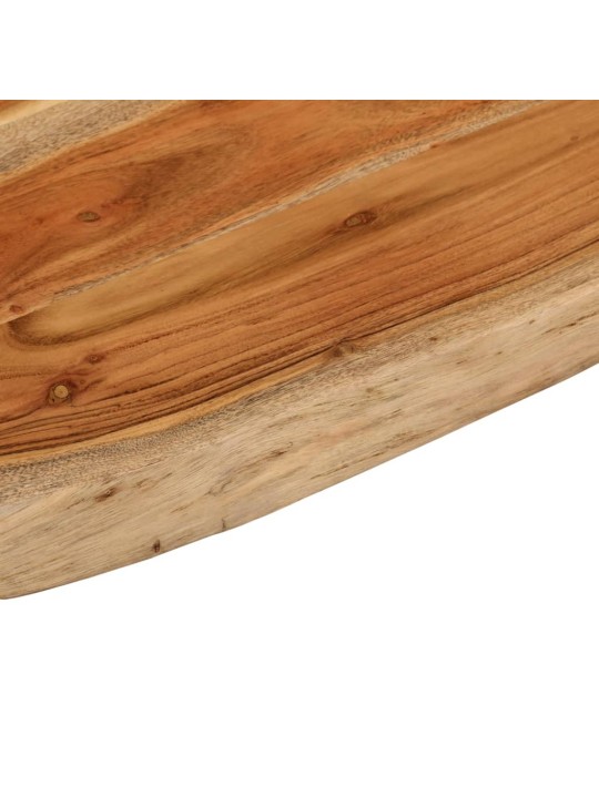 Koupelnová deska 80x60x2,5 cm obdélník masivní akáciové dřevo