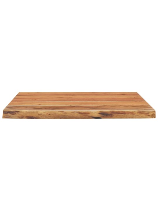 Stolní deska 80 x 80 x 2,5 cm čtverec masivní akácie živá hrana