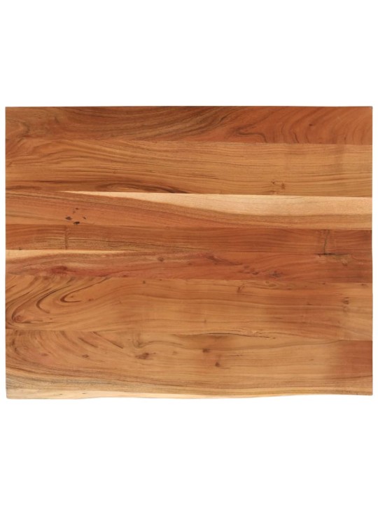 Stolní deska 90x80x2,5 cm obdélník masivní akácie živá hrana