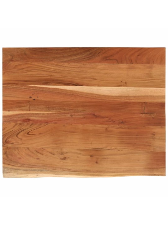 Stolní deska 100x80x2,5 cm obdélník masivní akácie živá hrana