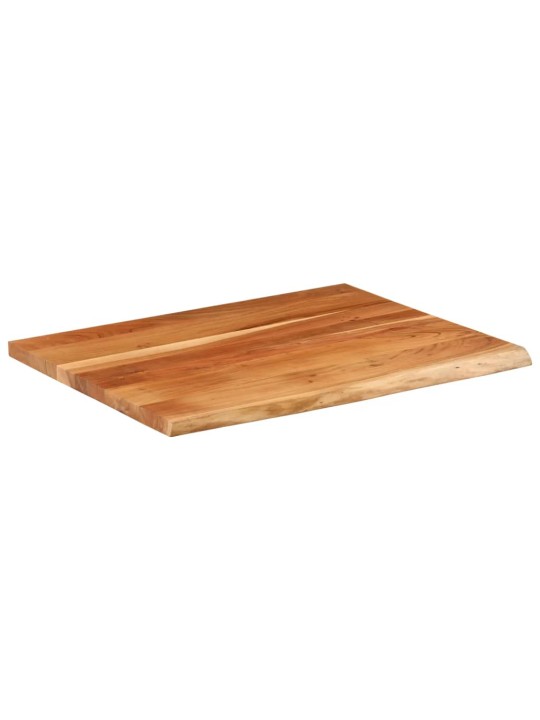 Stolní deska 100x80x2,5 cm obdélník masivní akácie živá hrana