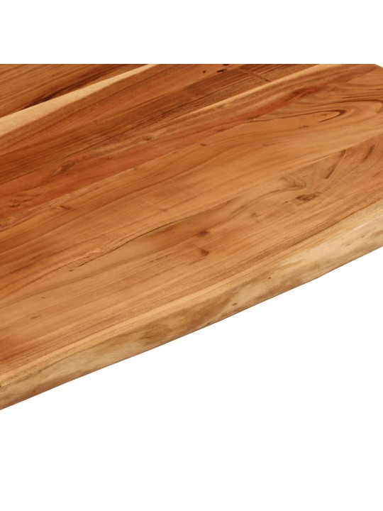 Stolní deska 100x80x2,5 cm obdélník masivní akácie živá hrana