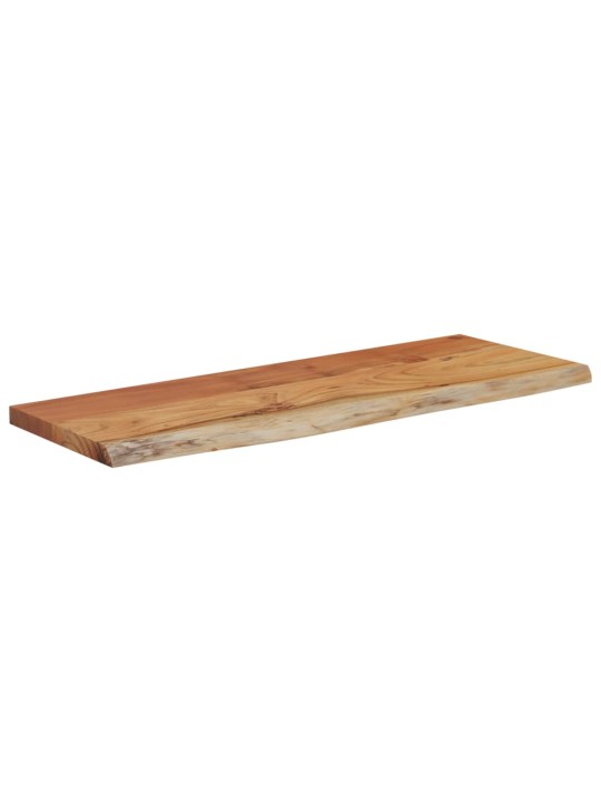 Nástěnná police 50x20x3,8 cm obdélník masivní akácie živá hrana