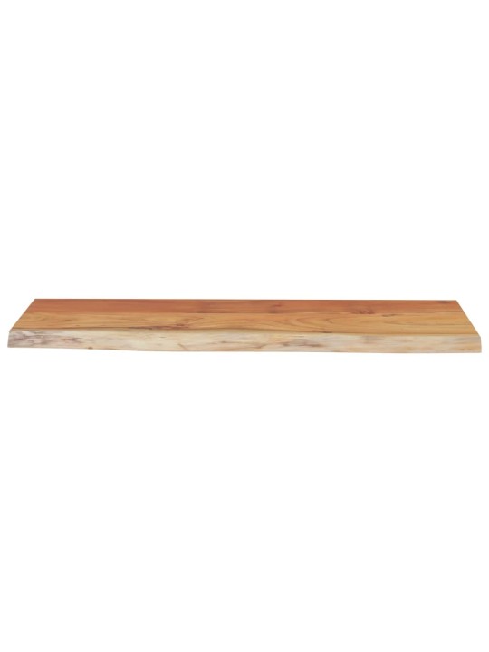 Nástěnná police 50x20x3,8 cm obdélník masivní akácie živá hrana
