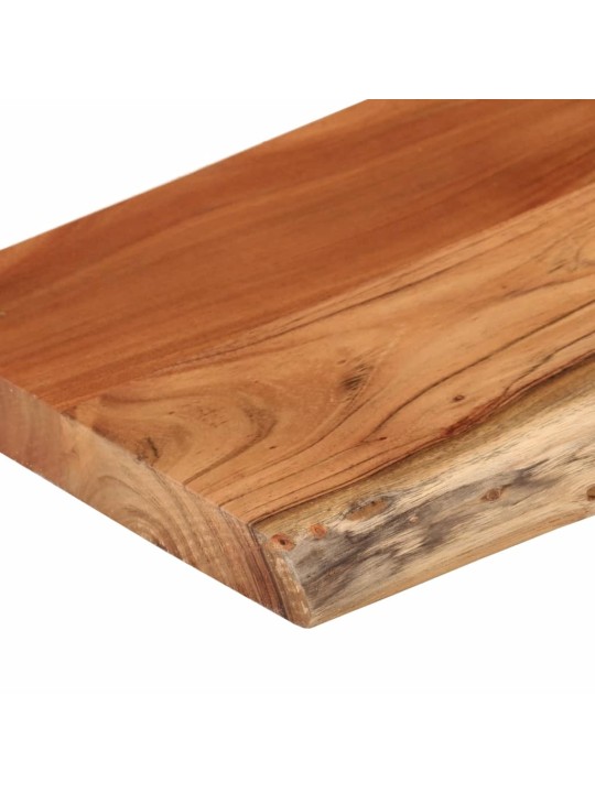 Nástěnná police 50x20x3,8 cm obdélník masivní akácie živá hrana