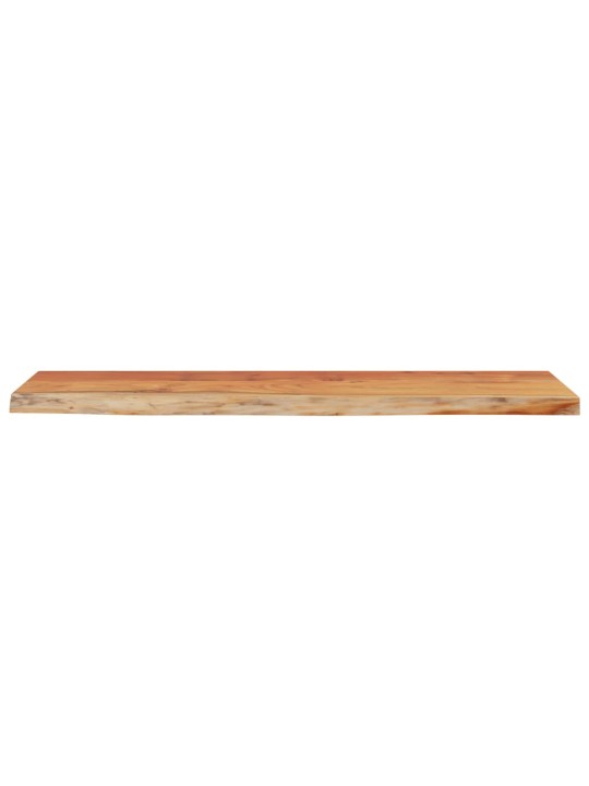 Nástěnná police 80x20x3,8 cm obdélník masivní akácie živá hrana