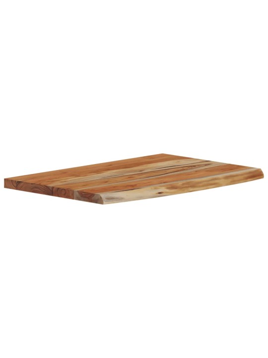 Nástěnná police 50x30x3,8 cm obdélník masivní akácie živá hrana