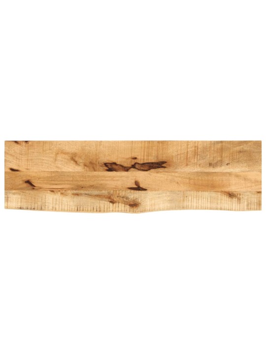 Stolní deska 120x20x2,5 cm živá hrana hrubé mangovníkové dřevo