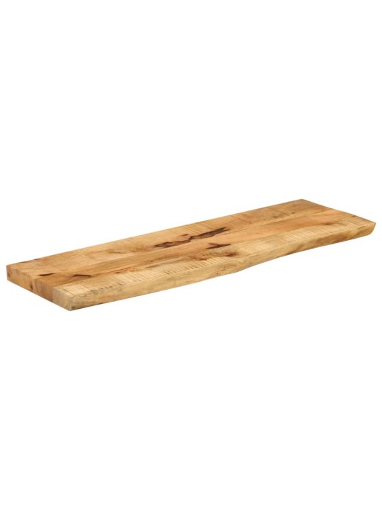 Stolní deska 120x20x2,5 cm živá hrana hrubé mangovníkové dřevo