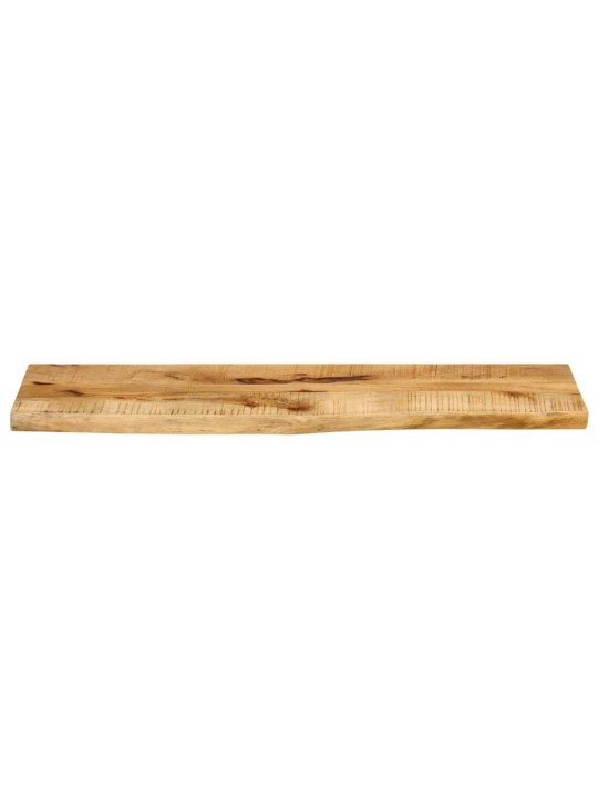 Stolní deska 120x20x2,5 cm živá hrana hrubé mangovníkové dřevo
