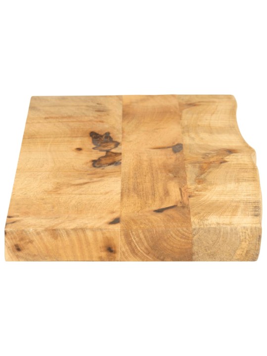 Stolní deska 120x20x2,5 cm živá hrana hrubé mangovníkové dřevo