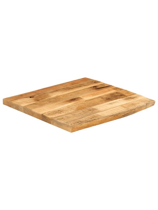 Stolní deska 40x40x2,5 cm živá hrana hrubé mangovníkové dřevo