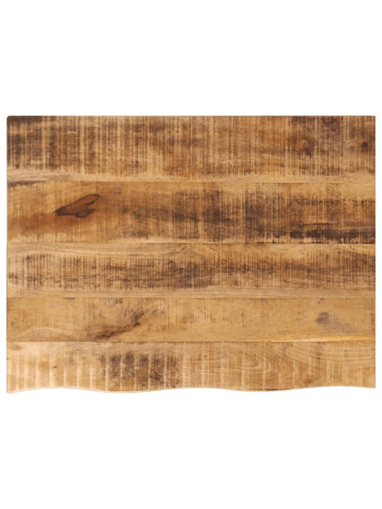 Stolní deska 80x60x2,5 cm živá hrana hrubé mangovníkové dřevo