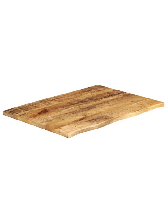 Stolní deska 80x60x2,5 cm živá hrana hrubé mangovníkové dřevo