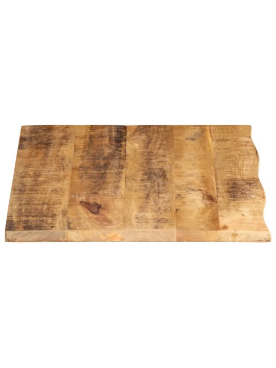 Stolní deska 80x60x2,5 cm živá hrana hrubé mangovníkové dřevo