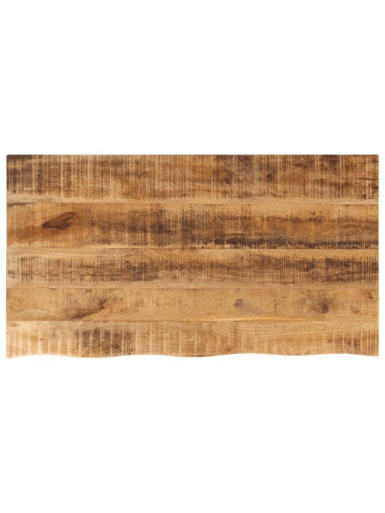Stolní deska 100x60x2,5 cm živá hrana hrubé mangovníkové dřevo