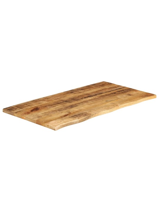 Stolní deska 100x60x2,5 cm živá hrana hrubé mangovníkové dřevo