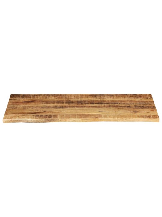 Stolní deska 100x60x2,5 cm živá hrana hrubé mangovníkové dřevo