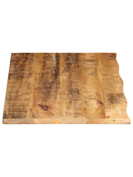 Stolní deska 100x60x2,5 cm živá hrana hrubé mangovníkové dřevo