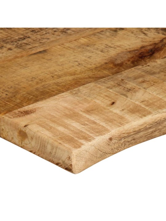 Stolní deska 100x60x2,5 cm živá hrana hrubé mangovníkové dřevo