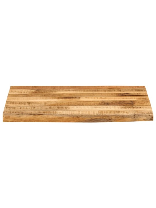 Stolní deska 80x80x2,5 cm živá hrana hrubé mangovníkové dřevo