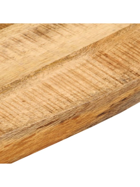 Stolní deska 80x80x2,5 cm živá hrana hrubé mangovníkové dřevo
