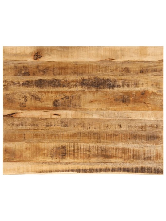 Stolní deska 100x80x2,5 cm živá hrana hrubé mangovníkové dřevo